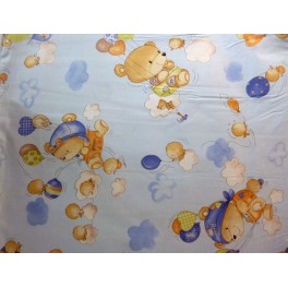 TISSU COTON ENFANTS OURSON A0021