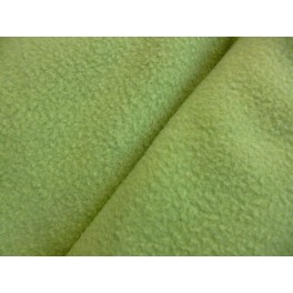 TISSU LAINE POLAIRE VERT ANIS A0002