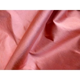 TISSU SOIE SAUVAGE UNI ROSE A0002