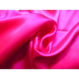 TISSU SATIN SOIE FUCHSIA  CLAIR A0003