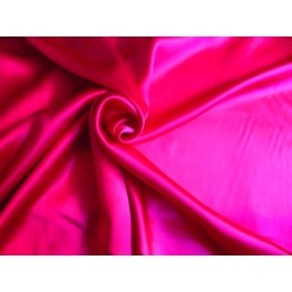 TISSU SATIN SOIE FUCHSIA  A0004