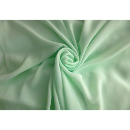 TISSU MOUSSELINE POLYESTER VERT D'EAU A0002