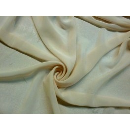 TISSU MOUSSELINE POLYESTER BEIGE BRILLANT A0004 TISSU MOUSSELINE POLYESTER BEIGE BRILLANT A0004
