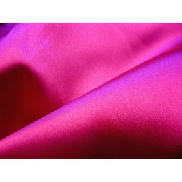 TISSU SATIN UNI POLYESTER FUCHSIA  A0003