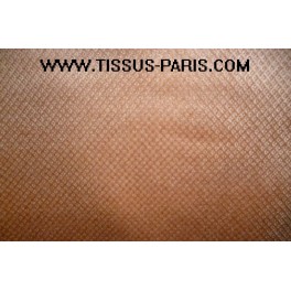 TISSU VELOURS RIGIDE ABRICOT A0005