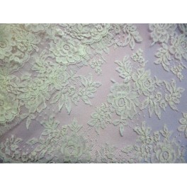 TISSU DENTELLE CALAIS BLANC CASSE A0030 TISSU DENTELLE CALAIS BLANC CASSE A0030