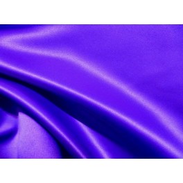 TISSU SATIN DUCHESSE VIOLET FONCÉ  A0002