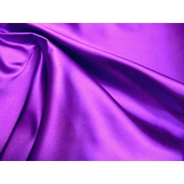 TISSU SATIN DUCHESSE VIOLET  A0012